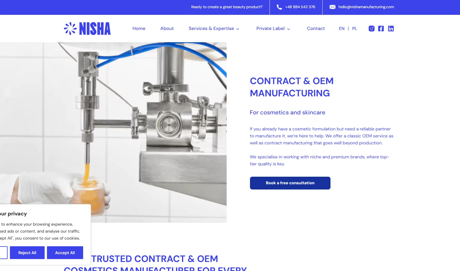 Poland Skin Care Manufacturers : My Private Label & OEM Shortlist for Brands